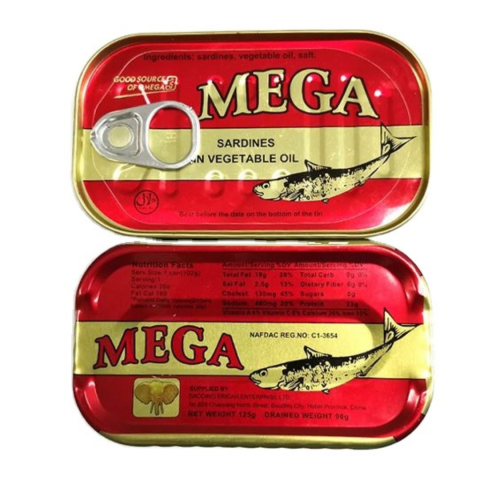 Mega 90g sardines