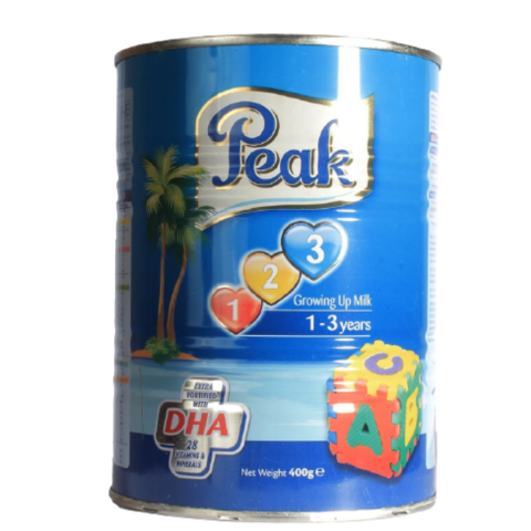 Peak 123 400g tin milk growing up