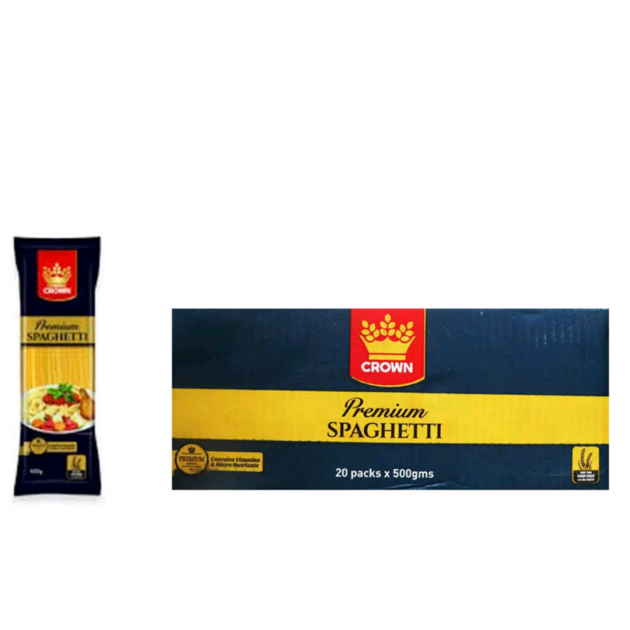 Crown premium spaghetti 500grams X20