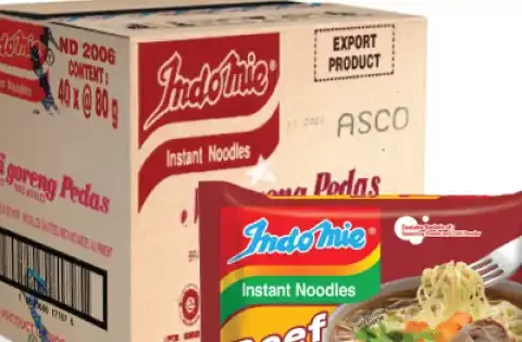 INDOMIE BEEF FLAVOR 120GRAM (CARTON)