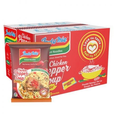 INDOMIE CHICKEN PEPPERSOUP 100GRAM (CARTON)