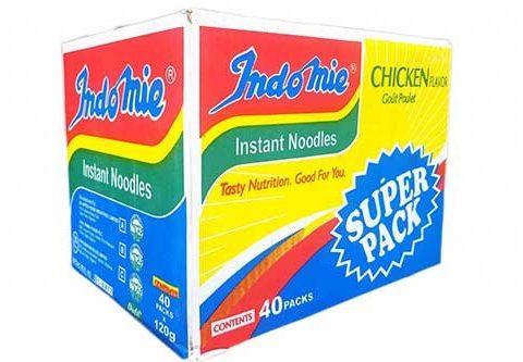 INDOMIE SUPER PACK CHICKEN FLAVOR 120GRAMS (CARTON)