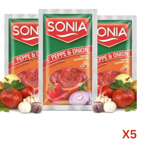 Sonia Pepper and Onion X5