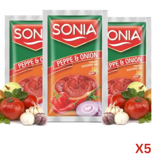Sonia Pepper and Onion X5